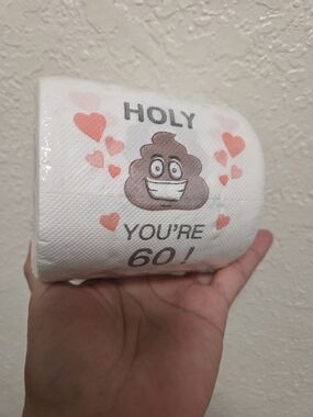Novelty 60th Birthday Toilet Paper Roll